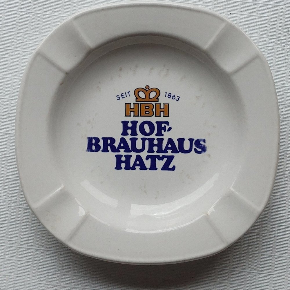 Fisher & Co. HOF-BRAUHAUS HATZ Ashtray